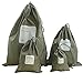 4 pieces Waterproof Travel Drawstring Bag Shoe Laundry Underwear Makeup Storage Pouch