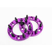Amazon | ワイドトレッドスペーサー 2枚組 6H PCD139.7-1.5 15mm (紫 