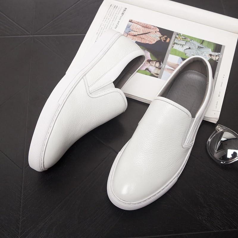 Men's Casual Genuine Leather Flats Soft Driving Walking Loafer Shoes Fashion Comfort Luxury Soft4