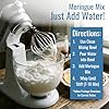 Instant Meringue Mix Powder - White Vanilla Meringue Powder - Ready to Use for Baking, Royal Icing and Meringue - Complete - Just Add Water