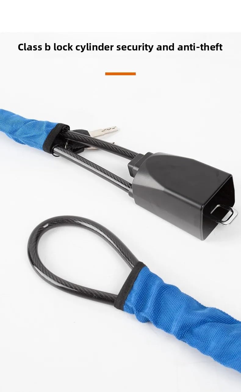 Cierre del cinturón de Seguridad del Volante con, Bloqueo del Volante Robo Coche cinturón de Seguridad Cable Acero Multicolor(Black)
