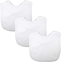 plain white bibs for decorating