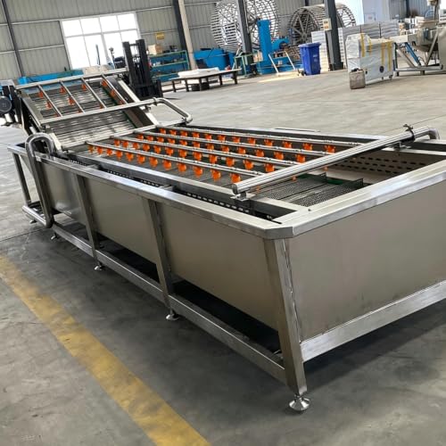 Commercial Produce Cleaner with Bubble Circulation