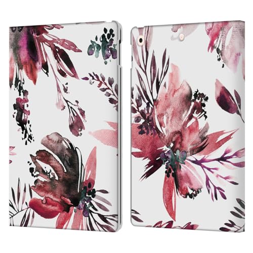 Étui portefeuille iPad 10.2 en cuir avec motif de flamants roses Haroulita