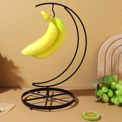 TOYANDONA Modern Upright Metal Banana Hanger Stand for Kitchen Countertop Fruit Display Holder with Sturdy Construction and Clean Smooth Iron Surface Versatile Home Decor Ornament - Image 5