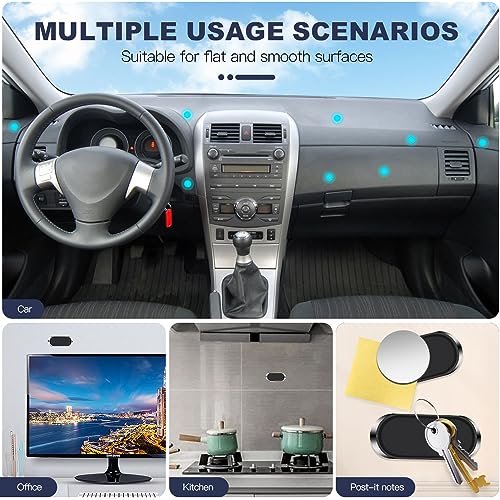 AXFEE Soporte Móvil 360° Giratorio Magnético Universal, contra Sacudidas con 2 Chapas de Hierro, para iPhone, Xiaomi, Samsung y Más Móviles - imagen 8