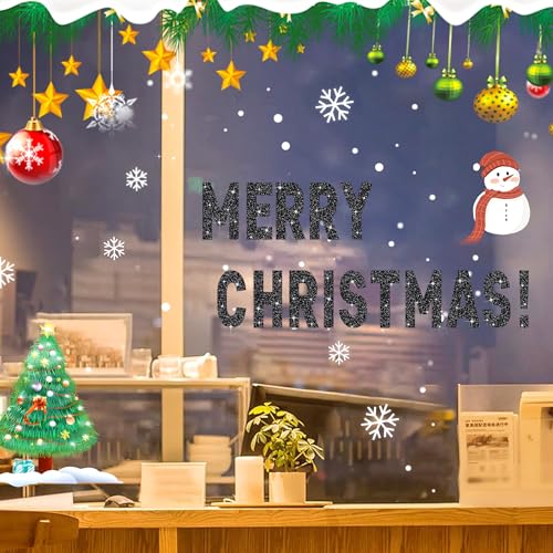 24 Sheets Large Letter Stickers 4 Inch Big Font 282 Pcs Glitter Alphabet Number Stickers Self Adhesive Stick on Letters for Poster Board Bulletin Board Mailbox Crafts Classroom Home Decor(Black) by Metsyth - Image 8