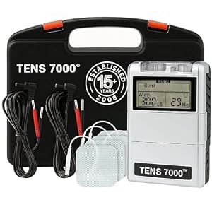 TENS 7000 Digital TENS Unit with Accessories – Muscle Stimulator Machine for Back Pain Relief, Sciatica, Neck, Nerve, Shoulder, Hip, Elbow, Muscle Pain Relief
