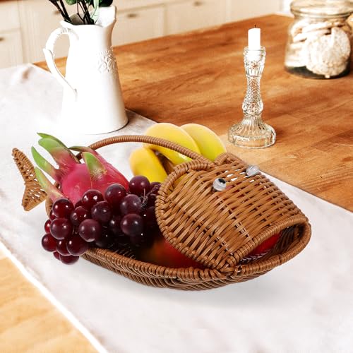 Cesta de verduras y frutas estilo natural con acabado de alta resistencia para hogar 7