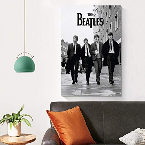 tongton Kopoo Poster officiel des Beatles à Londres sur toile – Art mural – Impression moderne – Décoration de chambre… - Les Beatles, Paul McCartney, John Lennon, RIngo Starr, George Harrison tongton Kopoo Poster officiel des Beatles à Londres sur toile - Art mural - Impression moderne - Décoration de chambre… – Image 5