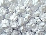 Made in USA Size: 25mm Quantity: 25pc Color: Pearl White Material: High quality non-toxic plastic