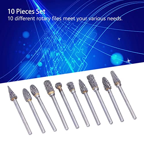 Set de 10 Fresas Rotatorias de Carburo de Tungsteno miniatura 3