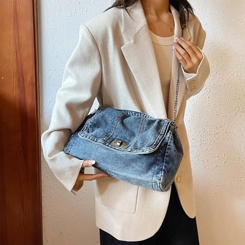 Denim Crossbody Bag Jean Purses for Women Denim Handbags Clutch Purse Shoulder Bags2
