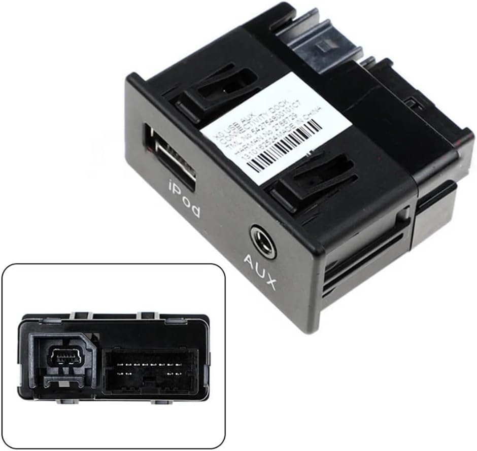 GeRRiT Black ABS AUX Auxiliary Audio USB 5427-5480-0101-C7 2512831 Car Accessories Replacement