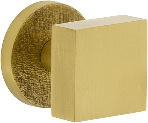 Miniatura 8 de Viaggio 624696 Circolo - Pomo de latón cuadrado, color gris titanio, roseta de lino