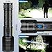 taoquwe Rechargeable LED Flashlights High Lumens, 99,000 Lumen Super Bright Flashlight with 7 Modes & Waterproof, Powerful USB Rechargeable Handheld Flash Light for Camping Home(2 Pack)