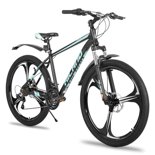 Hiland 26 Zoll Mountainbike MTB mit Aluminiumrahmen Scheibenbremse...