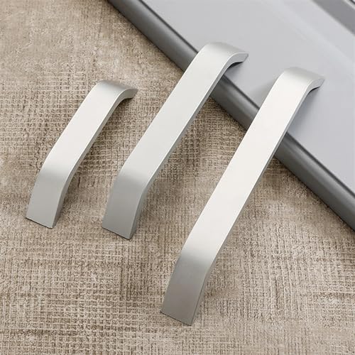 Poignées en aluminium de 96mm pour portes d'armoire de cuisine