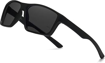ANRRI Sports Sunglasses for Men Polarized Driving Sunglasses Lightweight Tr90 Frame for Cycling Fishing Running