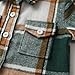 Yaopelky Toddler Boy Flannel Plaid Shirt Kids Long Sleeve Button Down Jacket Lapel Pocket Top Regular Fit Casual Fall Clothes (US, Age, 6 Years, 7 Years, Green)