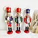 IrahdBowen Decoraciones de Navidad Cascanueces Marioneta de Madera de Soldado 12 CM...