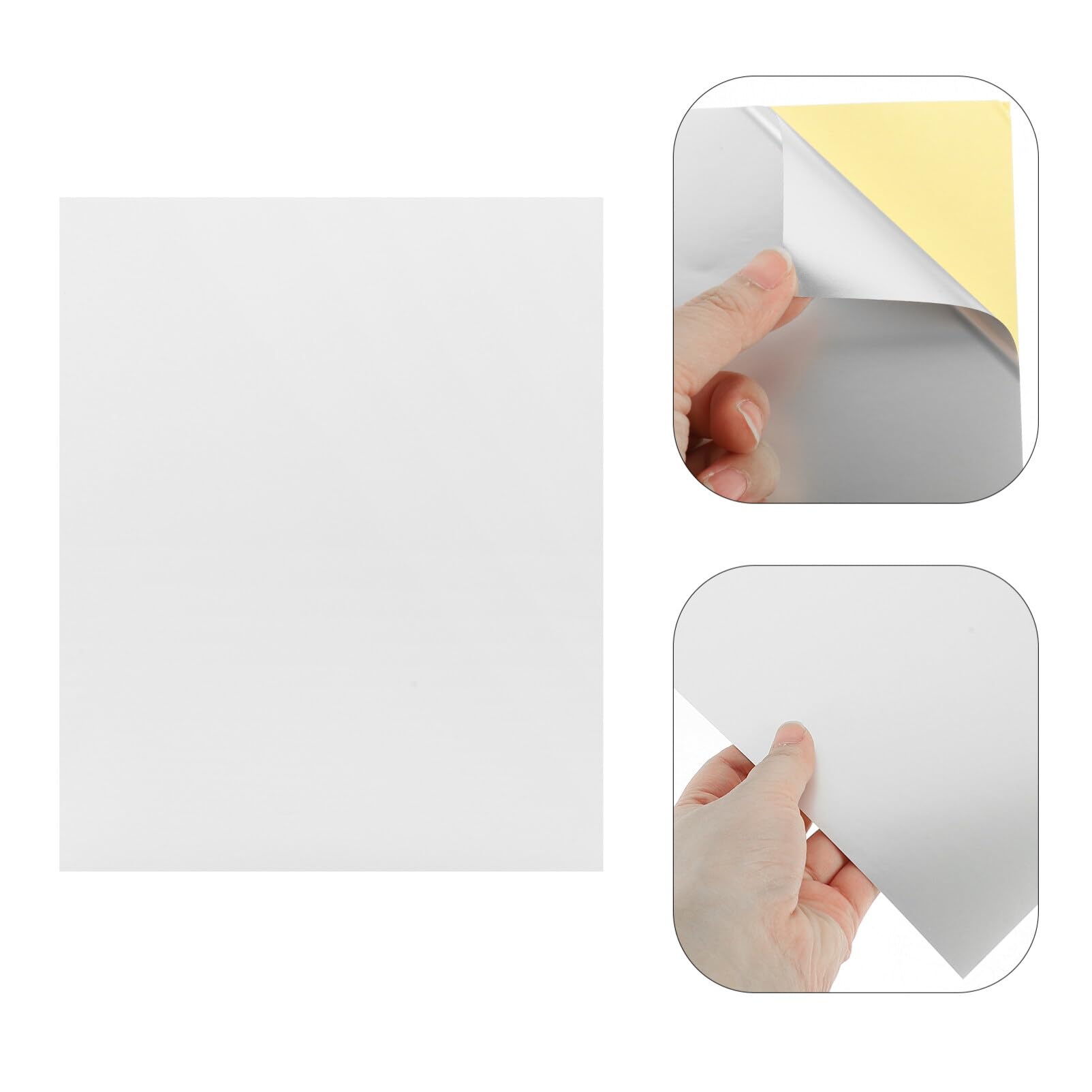 NUOBESTY 60hojas Etiquetas Adhesivas Imprimibles De Papel Autoadhesivo Superficie Lisa y Adhesivo Fuerte Para Proyectos Casa y Oficina Para Etiquetar Direcciones y Precios