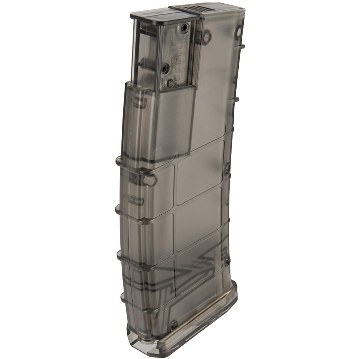 GoldenBall STANAG Style Clear 400 Rounds Airsoft Speed Loader (Black)