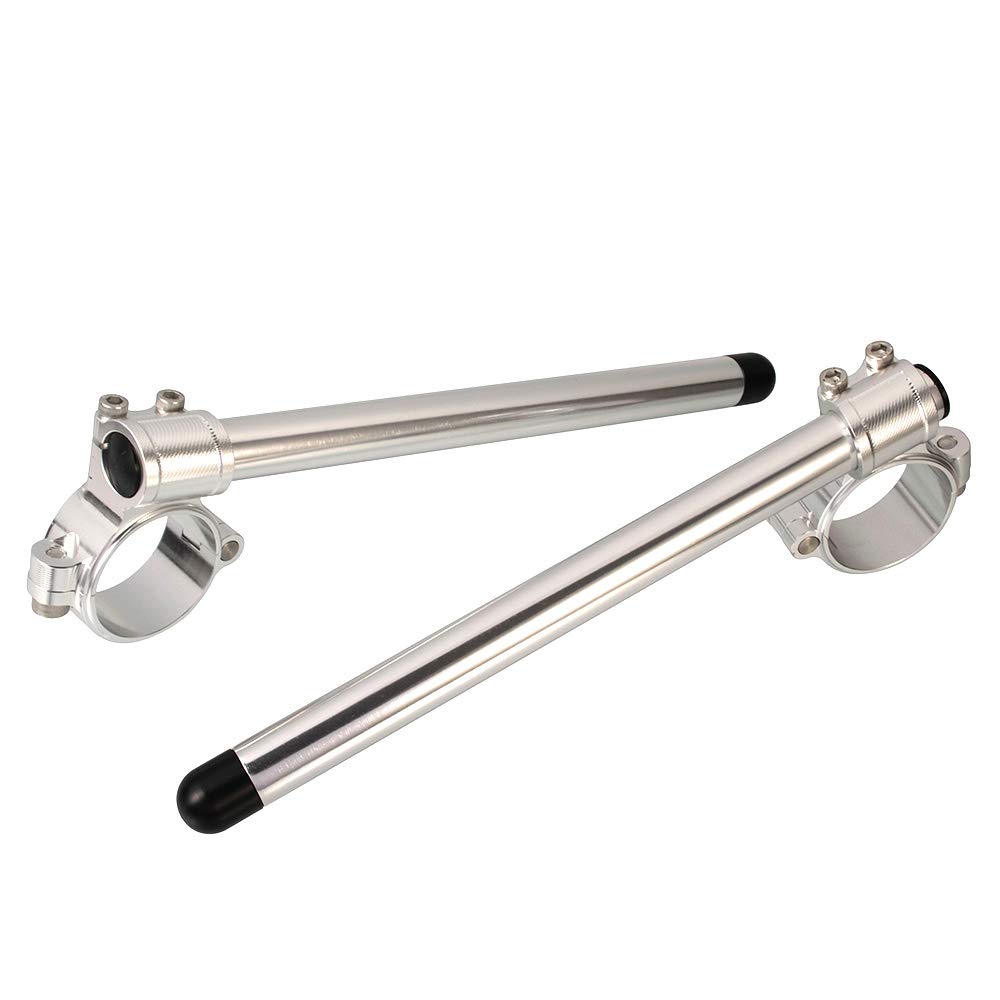 Demi-Guidons Clip-On 43mm En Aluminium CNC Pour Moto | Compatibles Avec Yamaha R6, Kawasaki ZX6R, Honda CBR600, Etc. - 12