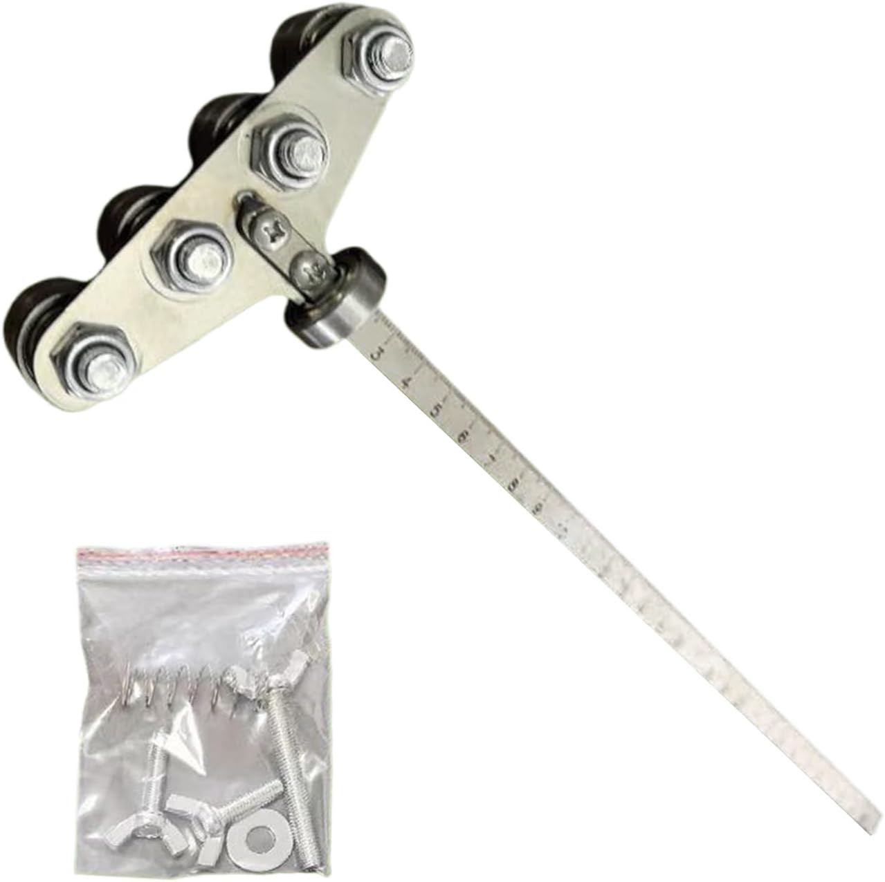 Positioning Measurement Tool, 60cm Adjustable Gauge Guide, Circular Saw Cutting Aid, Accurate Layout Instrument for Woodworking, Carpentry, Metal Fabrication, Home Improvement, Construction Workshops