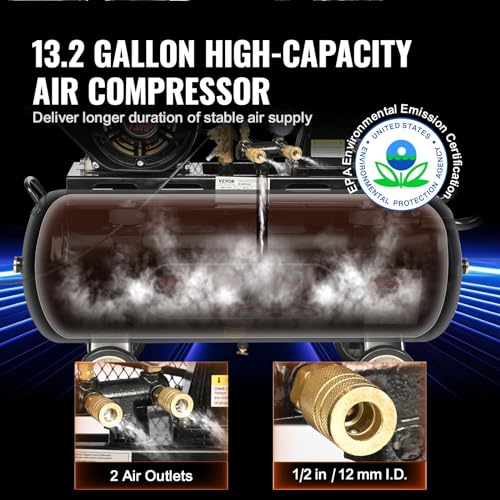 VEVOR 7HP 13.2 Gallon Gas Compressor