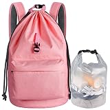 BERTASCHE Drawstring Backpack, Beach Backpack...