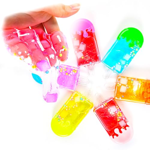 【 縁日 景品 玩具 セット 】キラパテ粘土 アイス 24個入 景品 玩具 くじ引き お祭り 縁日 幼稚園 夏祭り イベント パーティー 輪投げ 射的 景品玩具 スライム キラパテ 粘土 アイスキャンディー 人気 【 Festival Plaza 】