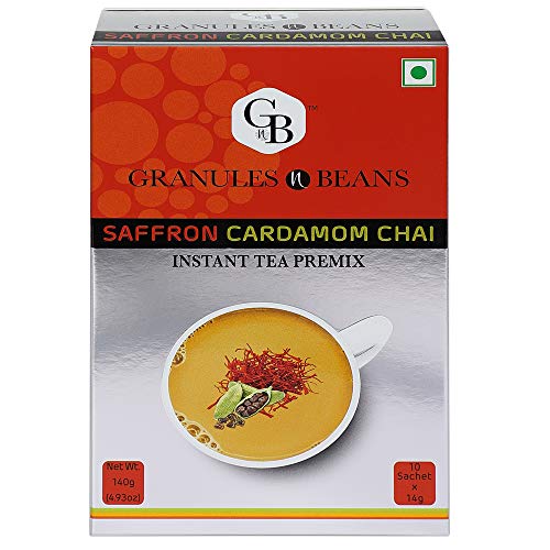Granules n Beans Saffaron Cardamom Instant Tea Premix (10 Sachet x 14 =140 gm) (B07GBX7LJK) Amazon Price History, Amazon Price Tracker
