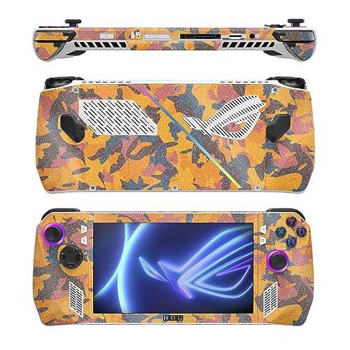Image of MightySkins Glossy Glitter Skin Compatible with Asus ROG Ally - Autumn Camouflage | Protective, Durable High-Gloss Glitter Finish | Easy to Apply
