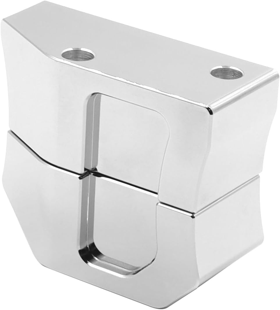 Chrome 1" 2" Adjustable Kickstand Lift Block For Road King FLHR,Road Glide FLTRX, Sreet Glide FLHX Bagger/Touring