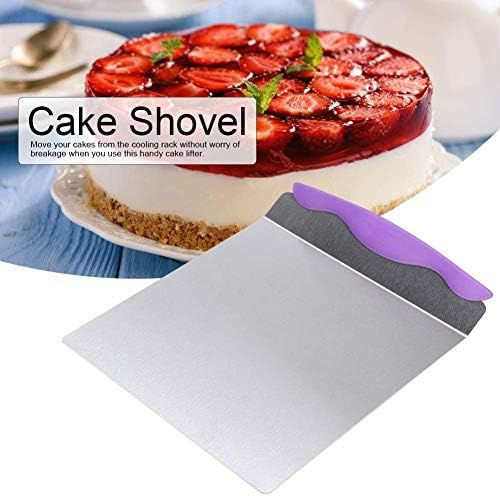 Cake Pizza Transfer Tray Stainless Steel Pastry Baking Tool Moving Plate Cake Lifter Shovel