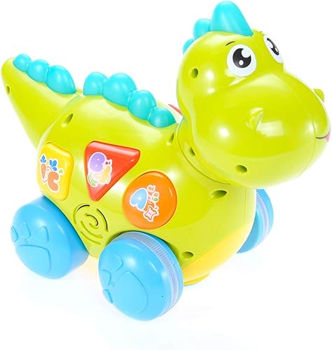 Miniatura 9 de PowerTRC Juguete de dinosaurio parlante  Luces  Sonidos  Actividades educativas