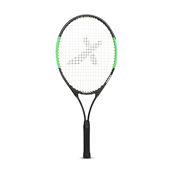 Vector X VXT-520 Adult Men Recreational Tennis Racket Lightweight Aluminum Frame for Easy Swing|105 sq in Head|Pre-Strung Beginner Racquet for Outdoor Games Training & Practice