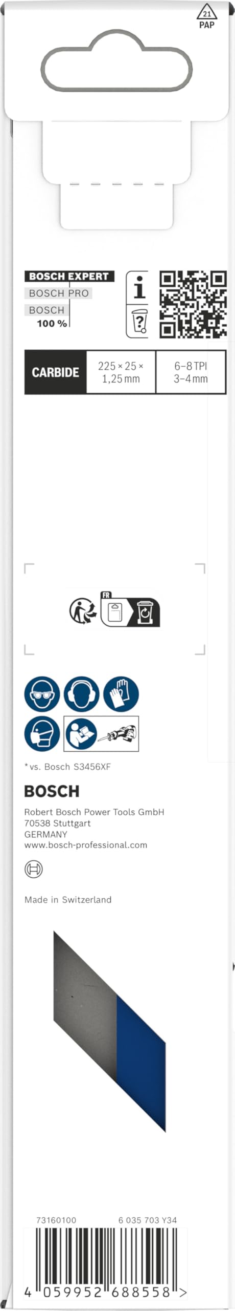 Bosch 3x Brzeszczot do piły szablastej EXPERT Multi Material S1159XHM