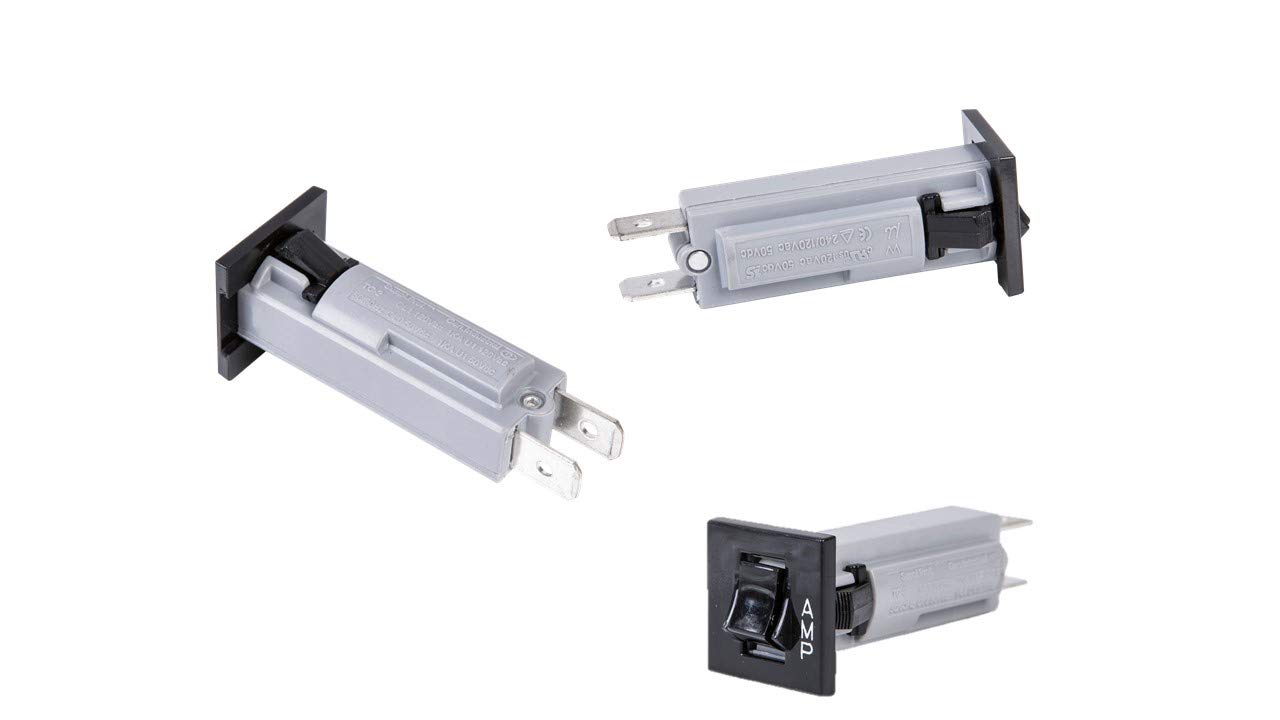 GLOSO Circuit Breaker Fuse Holder Type W Type Thermal - 1 Pack (12A)