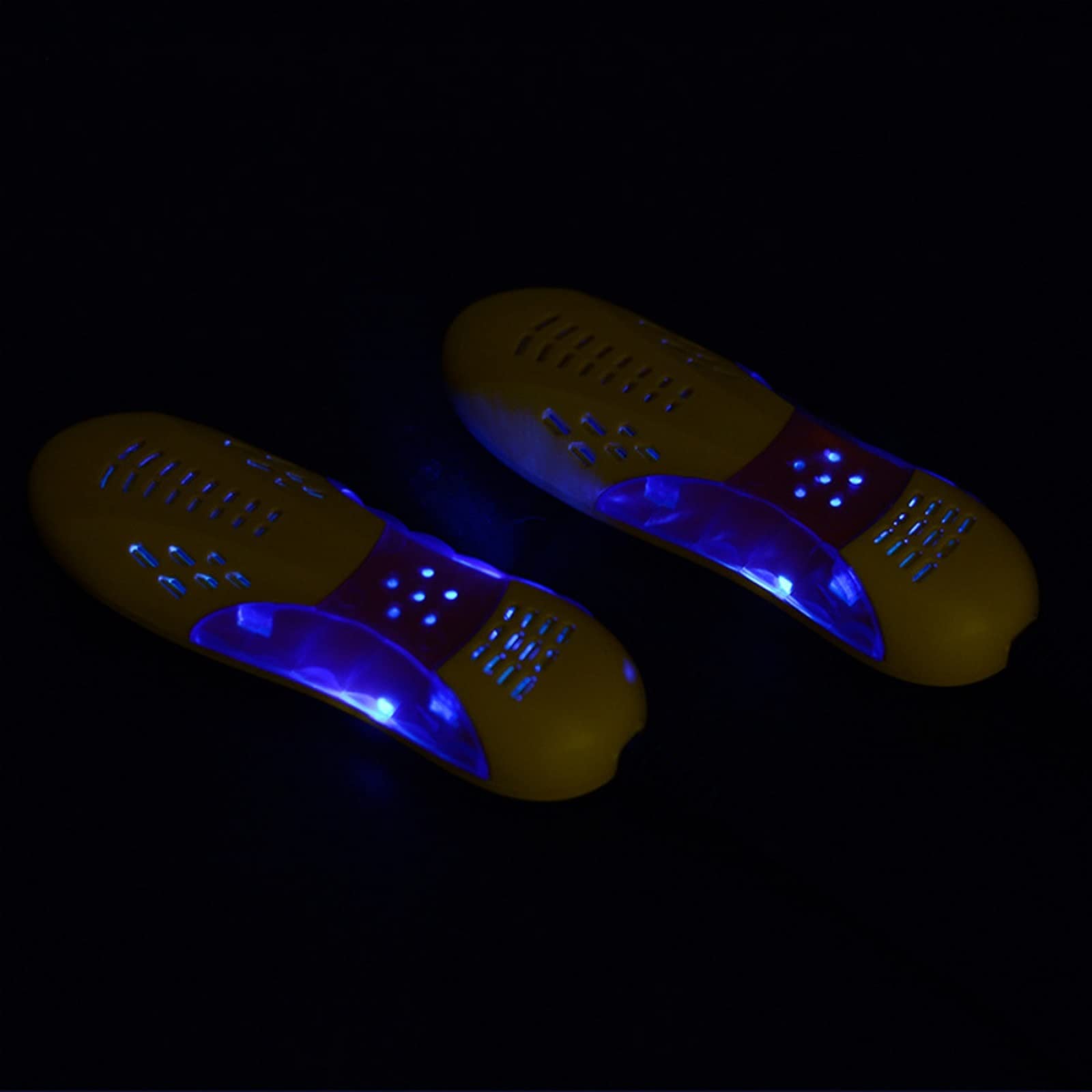 Secador de zapatos, secador eléctrico de zapatos, botas de esquí y calentador de botas para secar zapatos sudorosos, zapatillas de deporte, desodorante de olor, deshumidificar (azul)