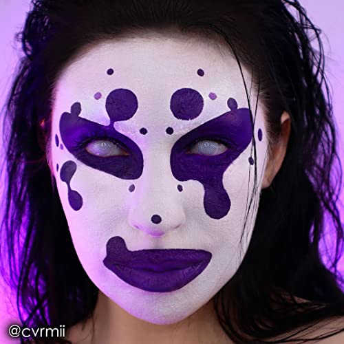Image of Mehron Makeup Paradise Makeup AQ Refill Size | Stage & Screen, Face & Body Painting, Beauty, Cosplay, and Halloween | Water Activated Face Paint, Body Paint .25 oz (7 ml) (VIOLET)
