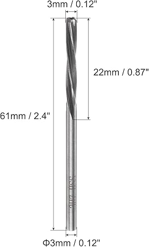Vista 28 de uxcell Escariadores, 0.669 in H7 4241 de alta velocidad de acero espiral flautas torno máquina escariador fresado cortador