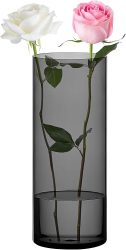 SUREAM Cylinder Vases, Unbreakable Hurricane Tall Large Plastic Vases for Centerpieces, Idear for Wedding, Party, Home, Floating Candle