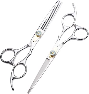 FOMIYES 1Pc Tesoura Japonesa Tesoura De Dente Tesoura De Cabeleireiro Barbeiro Tesoura De Corte De Cabelo Tesoura De Dente Corte Tesoura De Cabelo Prateado Principal Reta