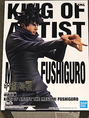 Banpresto JUJUTSU KAISEN - Megumi Fushiguro - Figurine King of artist 21cm, Black