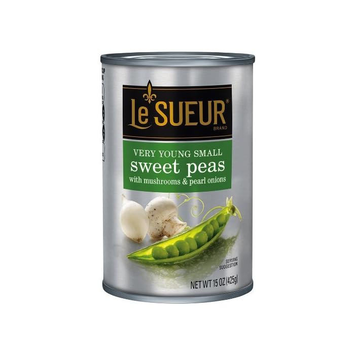 Buy Le Sueur Very Young Small Sweet Peas with Mushrooms & Pearl Onions