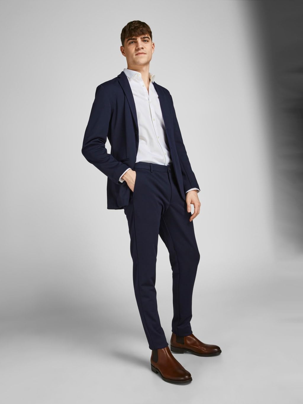 JACK & JONES Koszula Mężczyźni Jprblacardiff koszulka L/S Noos