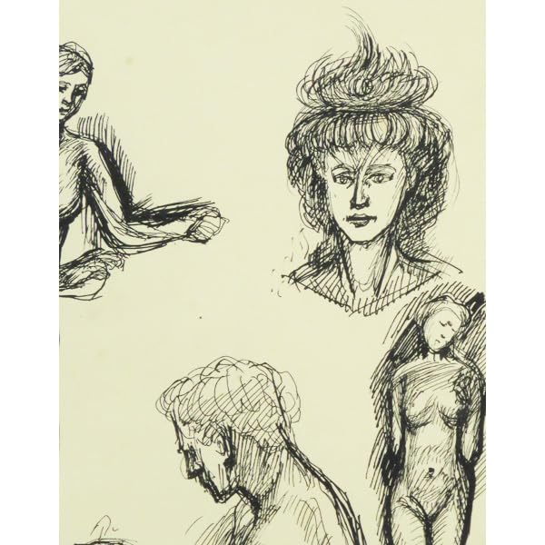 海老原喜之助 デッサン画 海老原喜之助 デッサン画