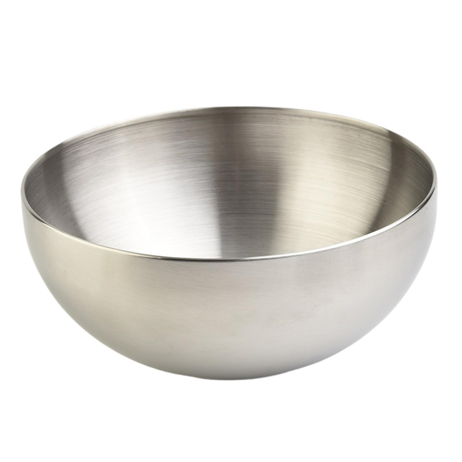 Bol à mélanger vaisselle monocouche isolée thermiquement en acier inoxydable 12cm